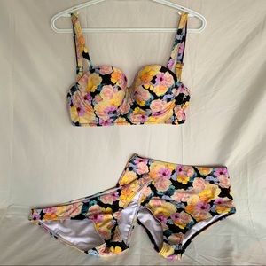 ASOS Swim Bikini High AND Low Rise Bottoms "RETRO"